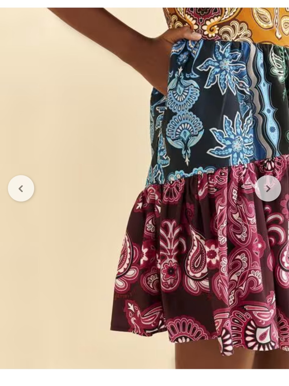 Farm Rio Bandana Print Mini Dress, XL, NWT - Picture 5 of 9